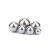 304不锈钢精密轴承钢珠实心小钢球滚珠粒圆波珠0.5-6-8-9-30-60mm 150mm (5个)