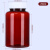 200毫升PET透明大口塑料瓶空药瓶胶囊瓶样品包装瓶分装瓶 棕色250ml大口瓶50个