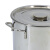 卫洋WYS-486加厚不锈钢水桶酒店学校不锈钢桶储水桶多用桶加厚带盖 25cm