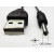 USB转DC 2.0 2.5 3.5 4.0 5.5mm小音箱移动 DC 3.5/80CM 1m