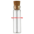 50只胶塞透明玻璃小瓶许愿实验用容器取样瓶卡口西林瓶分装瓶  50 2.2*8CM玻璃瓶(胶塞)20ML