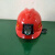 安全帽矿灯安全帽式头灯带灯的安全帽LED强光充电防水矿灯矿帽灯 X6矿灯+橙帽含充电器