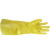 恒大053工业棉毛浸塑手套 长款45CM 6双 耐油耐酸碱防水PVC电镀劳保手套 定制