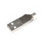 USB-AM 90/180°插板 A型接口公头 USB2.0 DIY插头贴片直插连接器 USB-AM/焊线式(白胶)(10只)