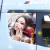出入平安卡车驾驶室车贴JH6卧铺侧窗国潮美女个性遮阳装饰贴画 12-杰狮C6/杰虎H6 拍1个是2张(一对)