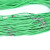 京棣工品 包胶钢丝绳 测量绳 尺百米测量绳 100米 绿色尼龙测量绳 