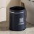 圆形双桶垃圾桶隐藏垃圾袋家用塑料卫生桶自动吸附垃圾袋垃圾桶 桔红色 13L