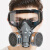 HKFZ防毒面具化工气体喷漆面罩甲醛异味防烟工业防尘农药活性炭口鼻罩 2个滤毒盒