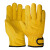 羊皮电焊劳保手套批发耐磨短款黄色隔热防烫双层氩弧焊工手套