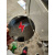 易康易康不锈钢地标地贴冲压腐蚀警示雨污牌废井盖供雨水污水标识牌走向牌AA 10.8厘米闪电标志(10个)