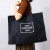 牛津布购物袋环保超市买菜包帆布袋便携手提袋挎包肩包收纳袋 黑中号(35*24*10cm)