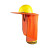 润宏工品 安全帽遮阳防尘套 一个价 橙色