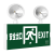 消防应急灯多功能双头安全疏散指示灯led充电标志应急灯 中量  安全出口双向双头灯
