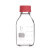 欧冕实验室德国进口肖特透明储酒神器PBT红盖试剂瓶50 100 250 500ml密封PTFE垫片 25ml