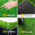 仿真草坪地垫人造铺垫塑料绿色垫子户外人工阳台幼儿园假草皮地毯 4平米(1米宽x4米长) 3厘米加密加厚春草