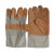 筑采（ZHUCAI）电焊防护手套耐磨隔热防割手套 均码 掌心加皮 1包10双 1包价
