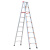 橙央定制适用3米4米5米6米加厚工程梯铝合金装修梯子便携梯人字梯阁楼 升级加固