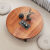 天颛吃饭的矮桌子折叠小炕桌家用地桌饭桌榻榻米桌床上书桌折叠餐桌 木纹炕桌（方形） 70*70*30cm
