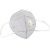 沁度口罩3d立体口罩防尘防工业粉尘透气呼吸阀n95活性炭防护雾霾 带阀50只白色六层独立装带