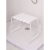 家文化老人孕妇浴室专用洗澡椅子免打孔老年人卫生间淋浴座椅沐浴凳防滑 浴室防滑方凳白色40cm烤漆