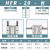 亚德客型小型气动180度开闭手指气缸机械手气爪HFR10 16 20 25 32 HFR20