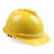 梅思安（MSA）10172513 V-Gard500 PE豪华型安全帽带透气孔 超爱戴帽衬 D型下颏带 黄色 定做 1顶