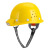 三奇安  一体带灯安全帽矿工帽多功能安全帽工地安全帽施工安全帽带头灯安全帽 黄色 