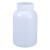 鸣固 ZS1670 HDPE塑料大口瓶广口瓶样品瓶试剂分装瓶带内盖 1000ML