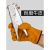 汉防 12双 短款电焊手套牛皮焊工隔热防烫耐磨机械劳保手套散热透气 灰色款(12双)