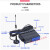 LORA无线串口透传数传电台模块射频 扩频PLC远程433M调试收发模块 RS232/485/422-LORA直插天线
