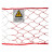 乙企 1.5m*15m安全围网警示牌+ 伞状围栏支架4个 单位：套