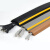 海斯迪克 HKL-181 PVC线槽阻燃防踩明装 软线槽 1米价 5厘米-黄黑