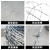 鸣固 围栏钢丝刺绳 刺铁丝 护栏网 钢丝直径1.8mm长度200米双股丝MGF1782