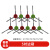 适配科沃斯扫地机器人配件T10/X1边刷T20/T9/T8/T5/N8/DN55毛刷 5对边刷X1/T5/T8/T9/DN5系列专