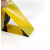 HKNA 反光胶带 反光标识警戒线墙贴地板贴标志 反光膜警示胶带 长45.7米（5cm宽 黄黑色）