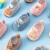 凝野空 婴儿学步鞋夏季薄款软底宝宝鞋子防滑地板袜0一1岁婴幼儿鞋袜防 2双装:灰色-蓝色 内长11cm 0-6个月 脚长10.5以内