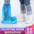 莱文格（LEVENGER）加厚加长款一次性鞋套 长筒防护鞋套防尘 防雨防护高筒鞋套一次性 普通独立包装(一只价) 白色
