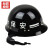 赫思迪格 JG-1301 防暴执勤头盔 安保防护装备 防护头盔 安全帽 保安装备用品 黑色安保