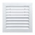铝合金百叶窗通风口网罩空调出风口格栅外墙防雨卫生间回排气风罩 外框尺寸宽400*高250开孔35