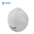 Raxwell罩杯式防尘口罩头戴式KN95防颗粒物打磨口罩 20个/盒 白色