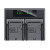 奥德盛（ODSX） NP-FM500H 索尼A57 A550 A900 A99摄像机电池 双充充电器 两电一充（双充 带电量显示） A300K