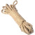 铸固 麻绳 黄麻绳子手工黄麻隔断盆景包装捆扎绳子麻绳 40mm粗/50米长