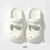 WCZ玛丽珍洞洞鞋女儿童夏季新款玛丽珍公主室内软底防滑舒适外穿凉鞋 白色简约款 24-25（内长170）