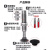 OCN工业机械手真空吸盘低摩擦内缩金具可回转吸嘴VP-CLF-10/15 VP-CLF-10-M10不可回转