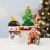 JAKi圣诞积木玩具圣诞树装饰雪人小屋镜子相框男女孩儿童圣诞节礼物 圣诞小镜子