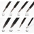 永字篆刻刀型GPZ系列3/5/6.5/8/10毫米硬质合金钨钢雕 5/8mm刻刀一套工作垫