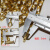 集兴 JX-0385 黄铜链条5mm粗直径工业铜链 1米（1000mm） 1条