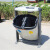 创意性户外双分类垃圾桶市政公园景区商用不锈钢垃圾桶 可定制