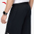 安踏速干POLO套装丨男翻领短袖高尔夫夏季透气商务休闲T恤短裤2件套 基础黑-4 XL