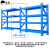 载象重型货架仓储多层货物架仓库重型加厚五金置物架铁架600Kg蓝色四层120*60*200副架